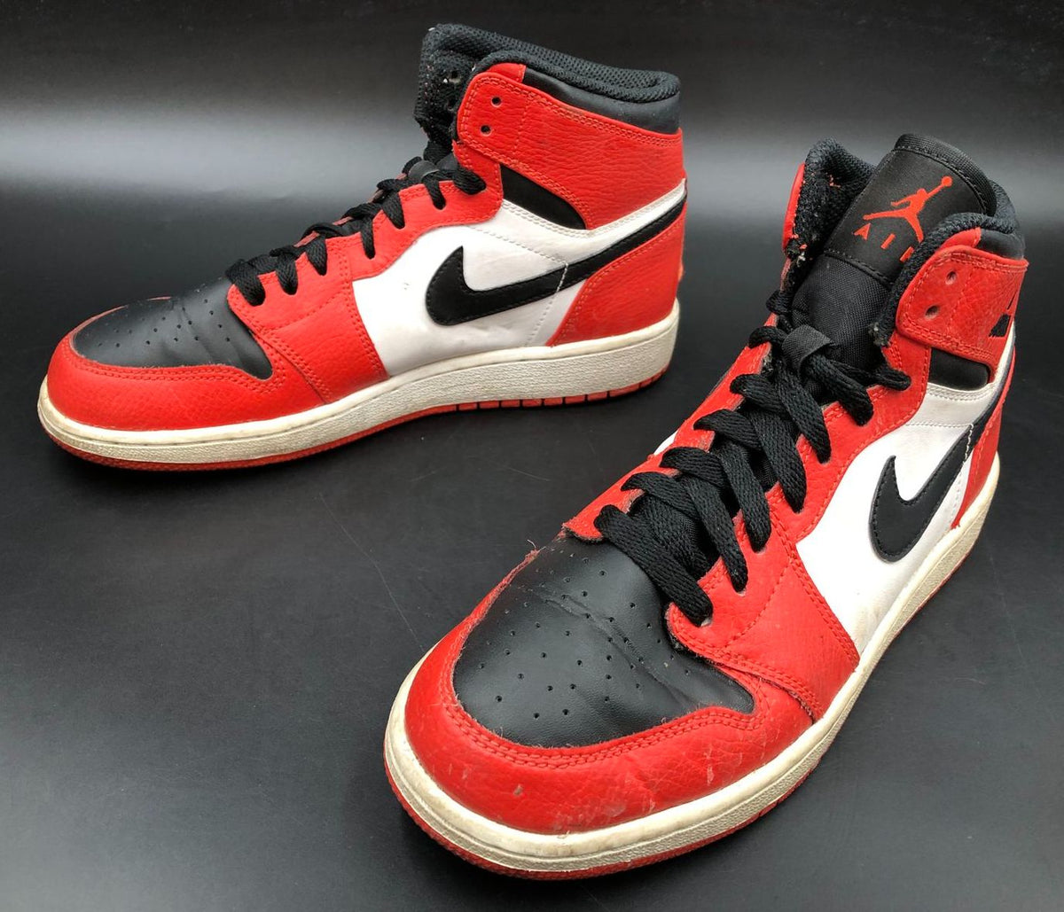 Nike Air Jordan 1 Retro High GS 'Rare Air Max Orange' Sneakers - Size 6Y (+COA)