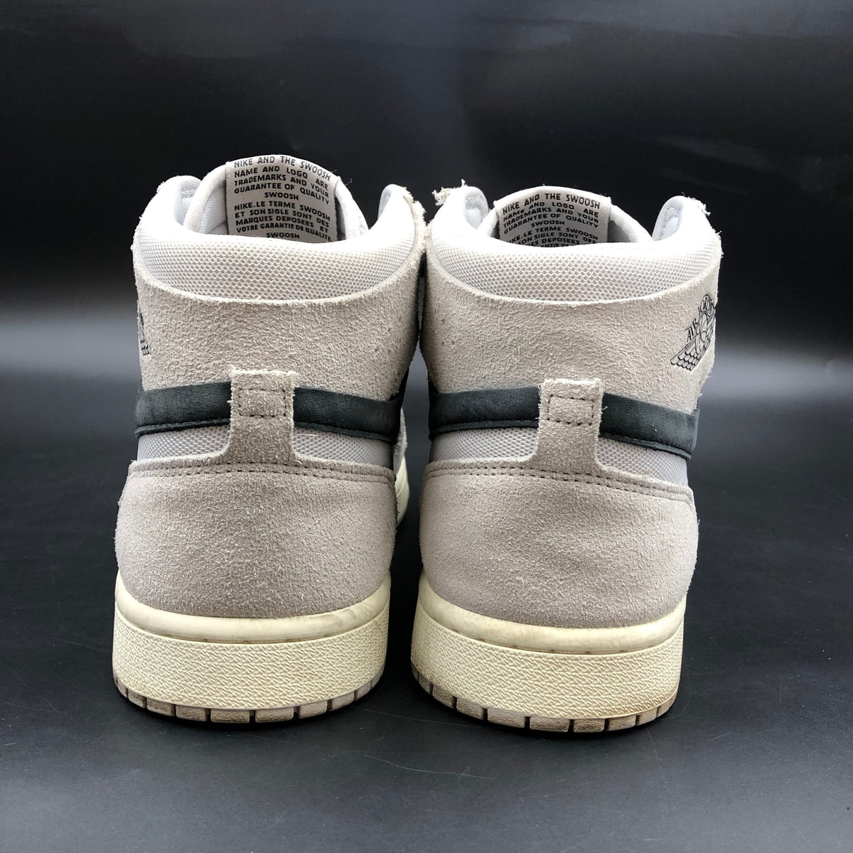 Nike Air Jordan 1 High Zoom CMFT 2 Light Iron Ore Women's Size 10 COA