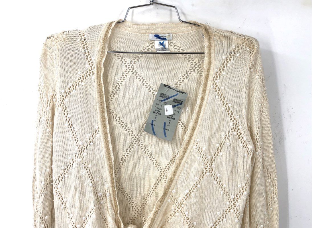 NWT Cache Women's Ivory Cardigan Sweater - Size S