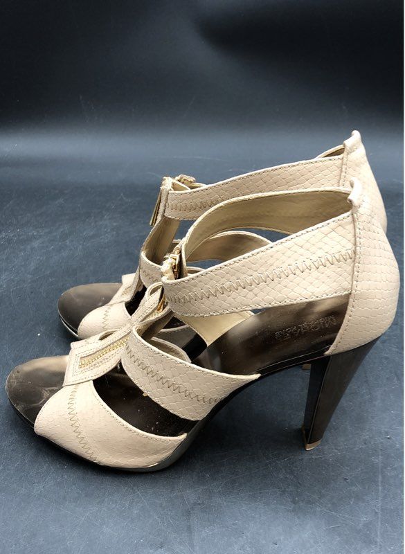 Michael Kors Women's Beige Strappy Sandals - Size 9.5
