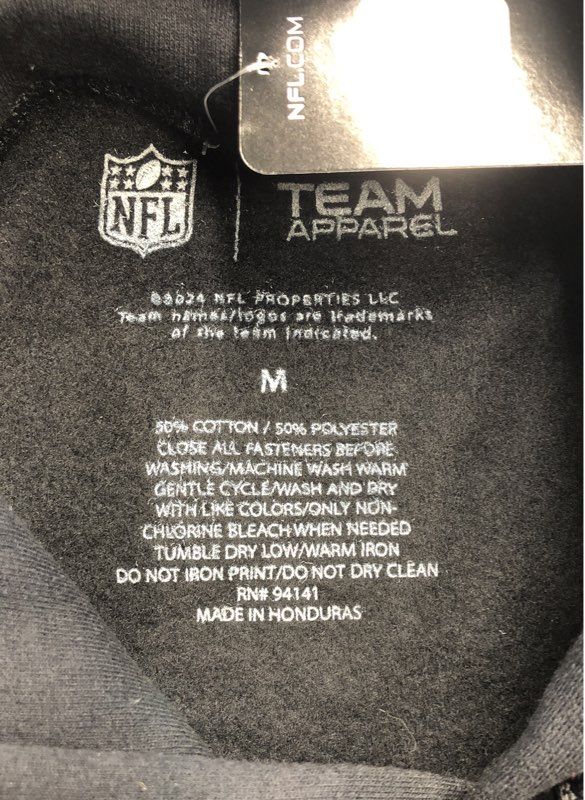 NWT NFL Men's Black Chicago Bears Football Hoodie - Size M