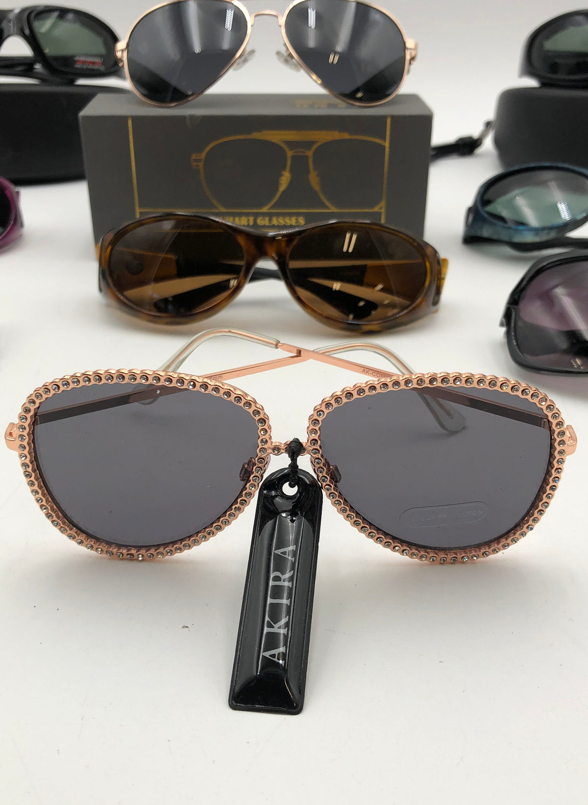 Lot of 8 Women's Sunglasses NWT Akira Smart Glasses Aviator Oversized Variety