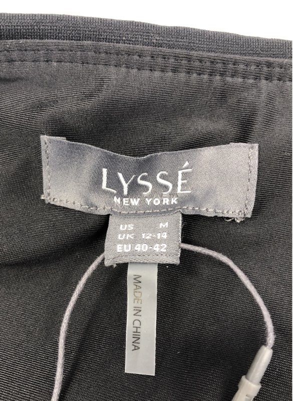 Lysse Women's Black Custom Ponte 360 Smoothing Waistband Leggings NWT Sz M