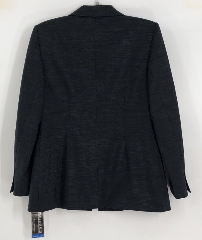 NWT Sag Harbor Women&#39;s Black Notch Lapel Single-Breasted Blazer - Size 10