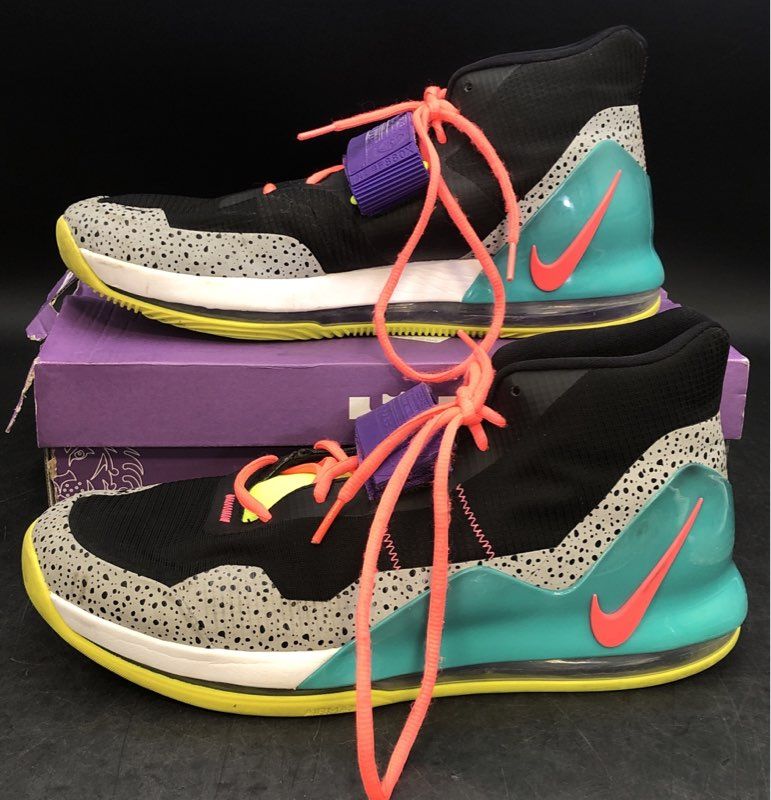 Nike Air Force 270 Safari Black Hyper Crimson Sneakers Men's Size 12 AR0974-005