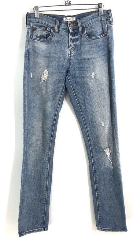 Madewell Women's Distressed Blue Slim Boyjean & Relaxed Denim Shorts Lot Sz 24
