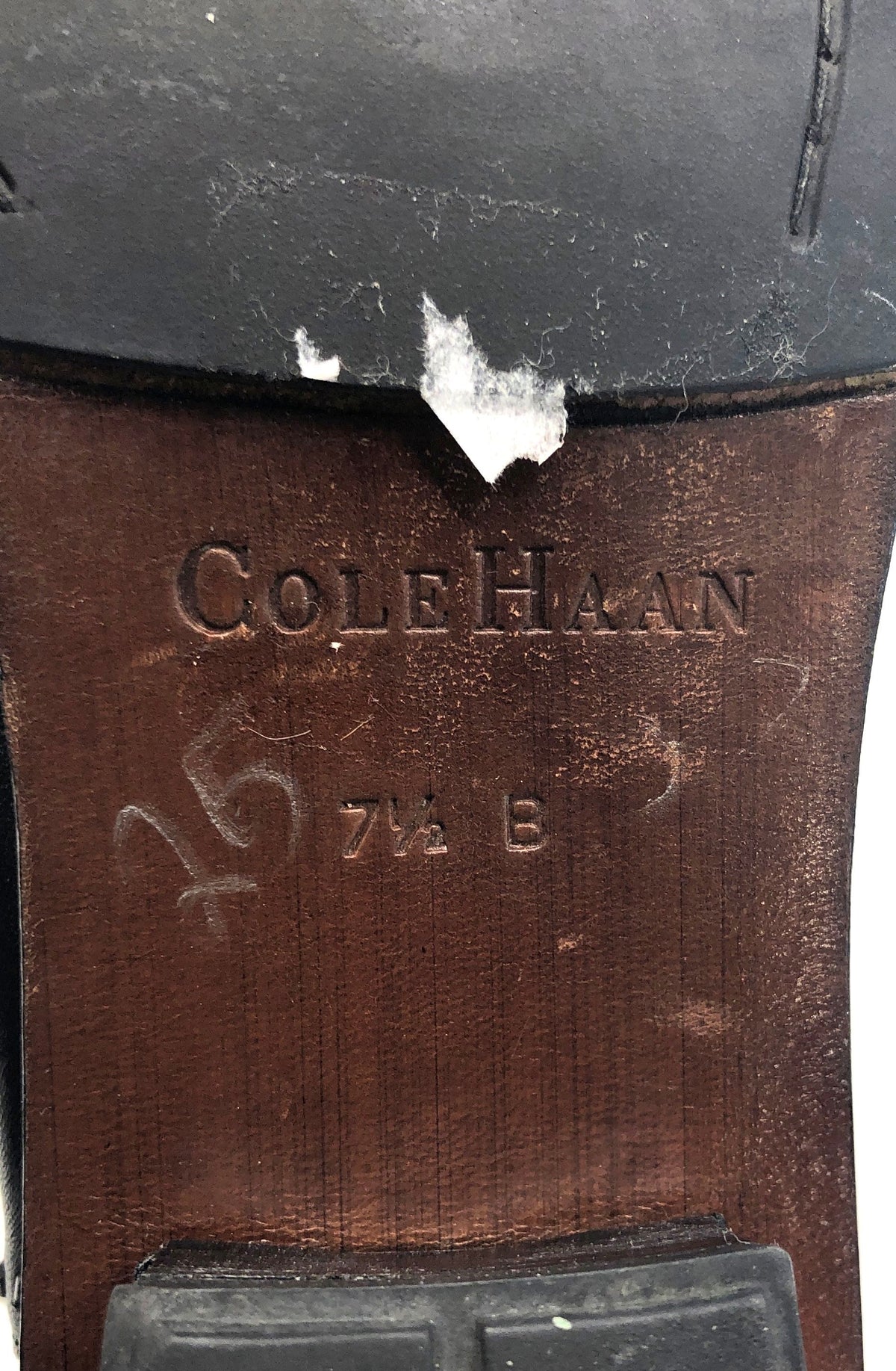Cole Haan Black Leather Square Toe Chelsea Ankle Boots Women's Size 7.5 B