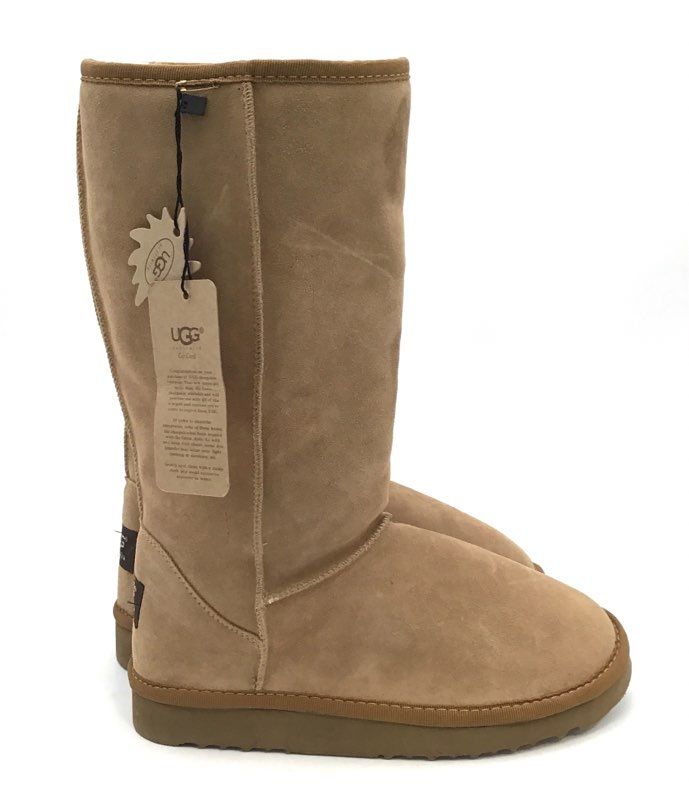 UGG Australia Classic Tall 5815 Chestnut Suede Boots Womens Size 8