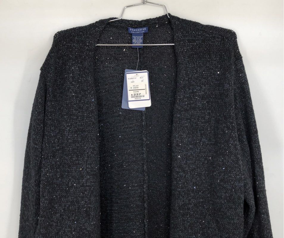 NWT Doncaster Women's Black Cardigan Sweater - Size 2W