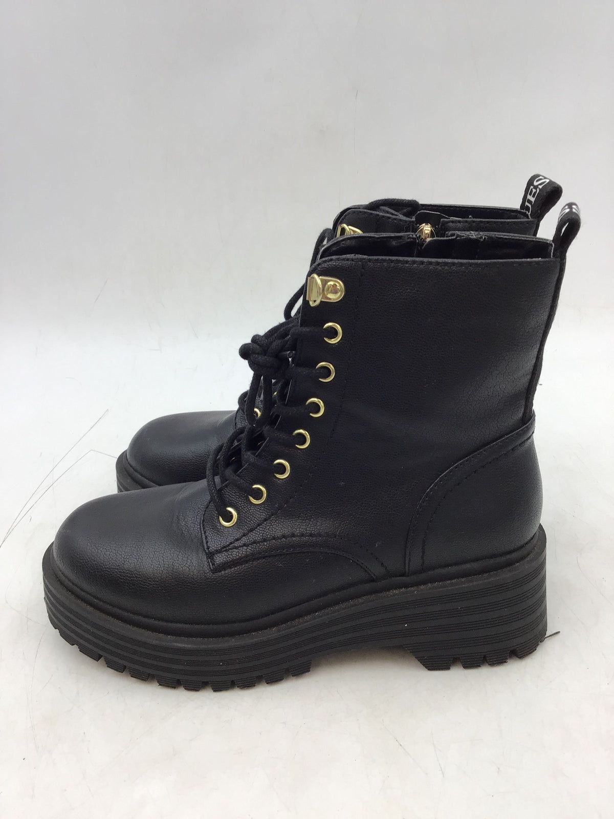 Guess Women&#39;s Black Biker Boots - Size 5.5M