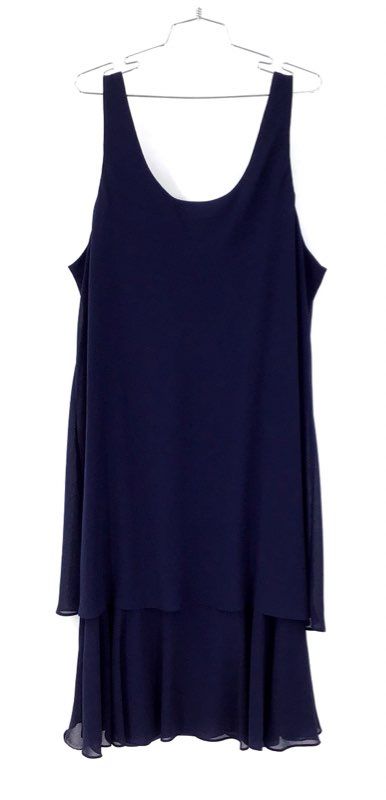 Vintage Saks Fifth Avenue Cattiva Women's Navy Jacket Dress - Size 22