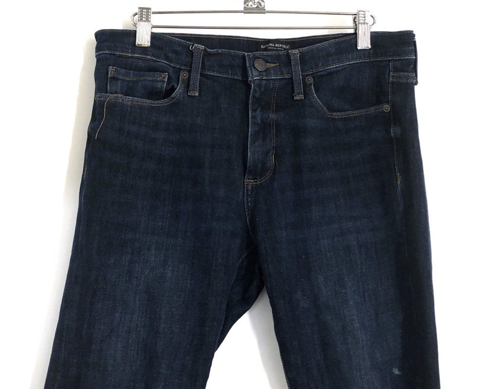 Banana Republic Women's Dark Wash Skinny Premium Denim Jeans Size 28