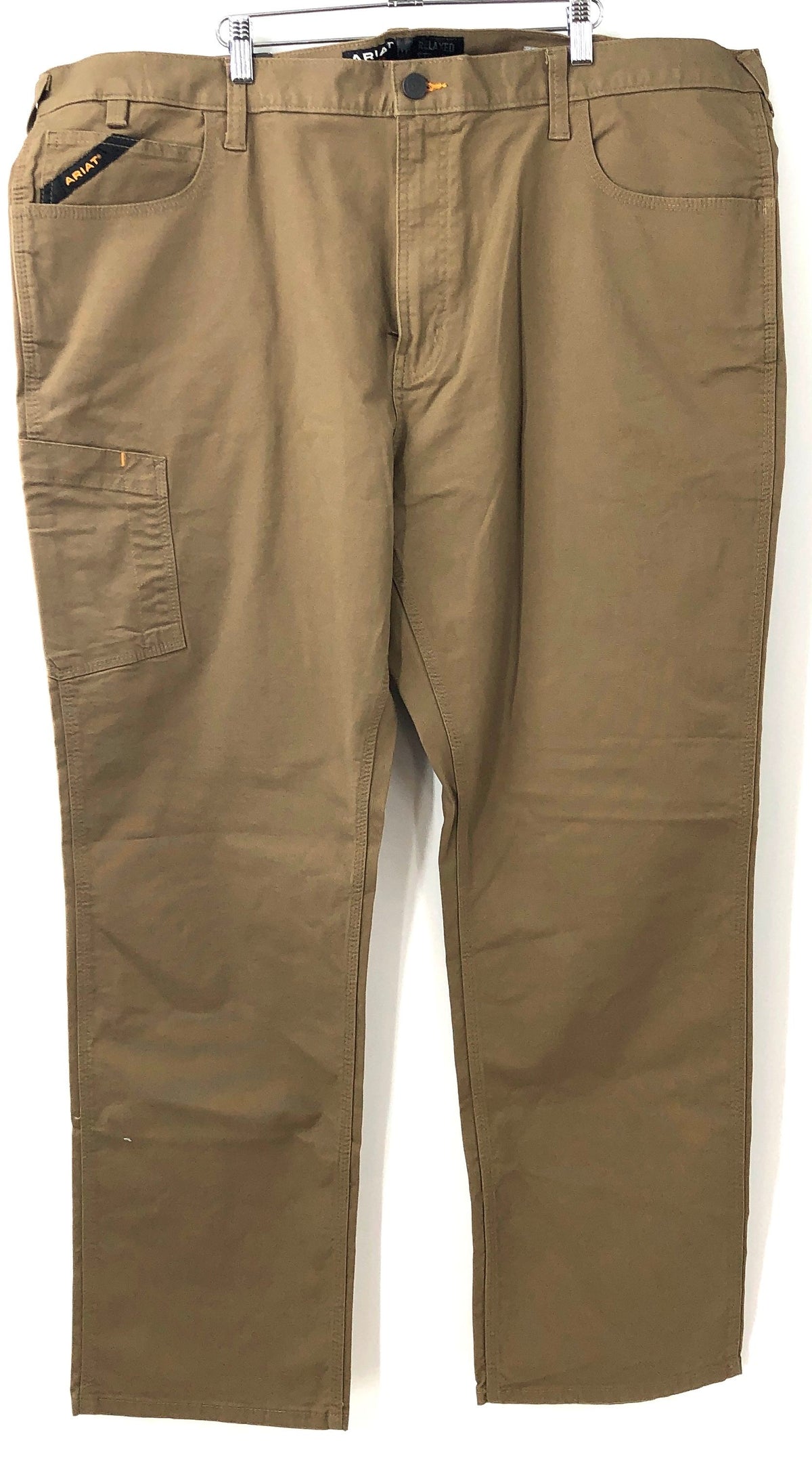 Ariat Rebar Men's Brown M4 Relaxed Straight DuraStretch Work Pants NWT 44x32