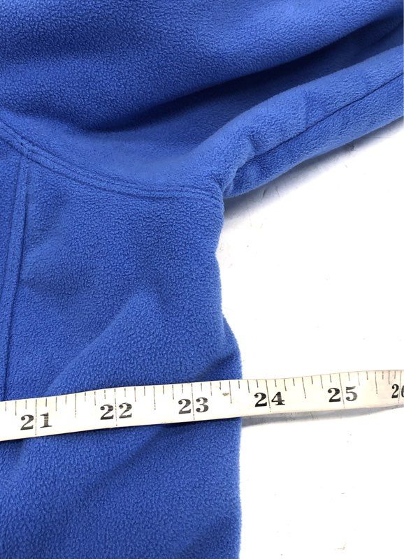The North Face Women's Blue Full Zip Fleece Jacket High Pile Collar Sz XL