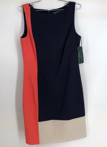 NWT Lauren Ralph Lauren Women's Multicolor Sheath Dress - Size 10