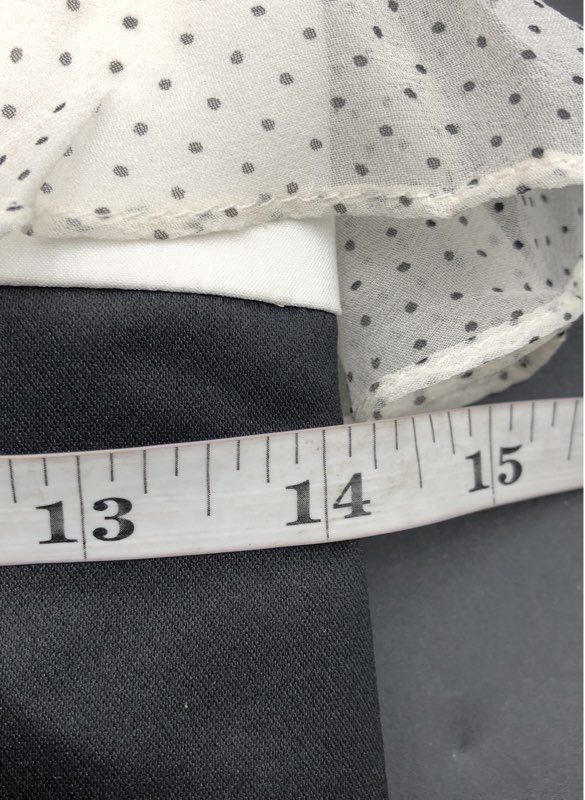 Tahari Arthur S. Levine Women's White Black Polka Dot Sheath Dress - Size 6