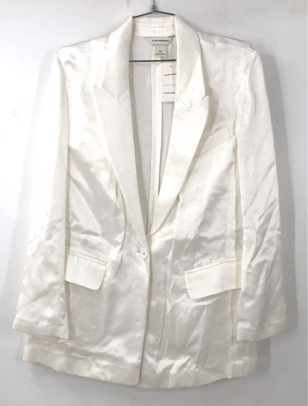 NWT Club Monaco Women's White Blazer - Size S