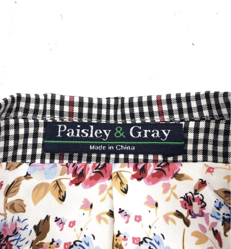 Paisley & Gray Men's Blazer Black White Red Checkers Plaid Skinny Fit NWT Sz 36R