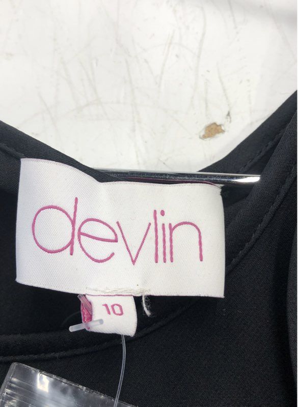 NWT Devlin Women's Black One-Piece Jumpsuit - Size 10