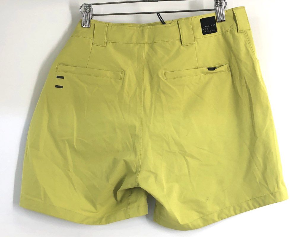 Machines For Freedom Women's The Key Short Lime Green Cycling Shorts Sz 29