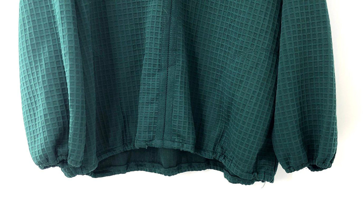 Max Studio London Women's Green Waffle Knit V-Neck Pullover Top NWT Sz 3X