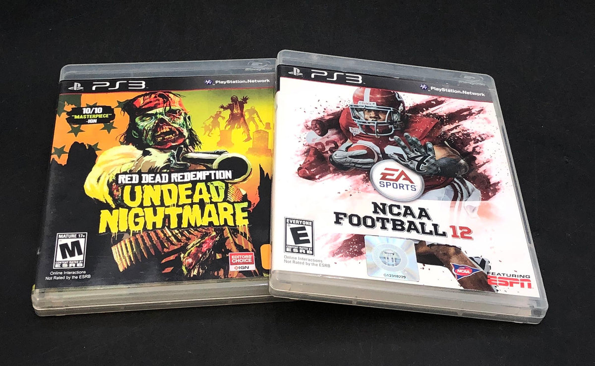 Uncharted Call of Duty Red Dead 10 PS3 PlayStation 3 Game Lot