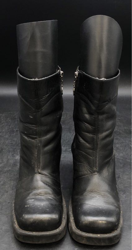 Harley-Davidson Women's Black Platform Boots - Size 9.5