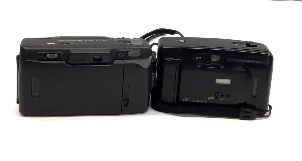 Mixed Film & Digital Point & Shoot Camera Lot 6 Pcs Kodak Minolta Polaroid