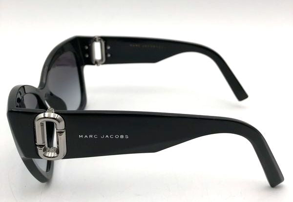 Marc Jacobs Women's Black Cat Eye Sunglasses Gradient Lenses MARC 109/S COA
