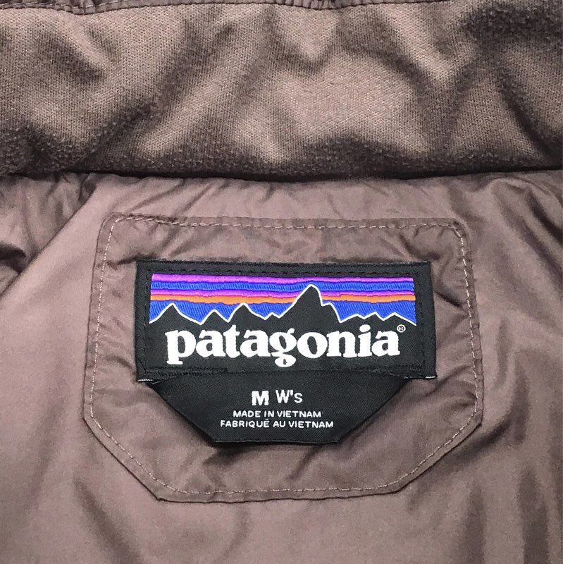 Patagonia Women's Nano Puff Parka Jacket Brown Quilted Insulated Full Zip Sz M