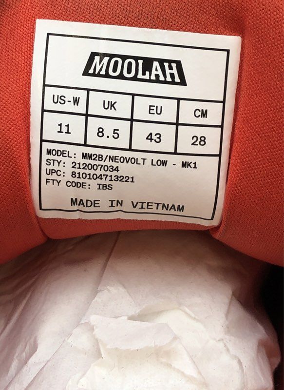 Moolah Kicks Neovolt Low MK1 Red Teal Women's Basketball Shoes Size 11