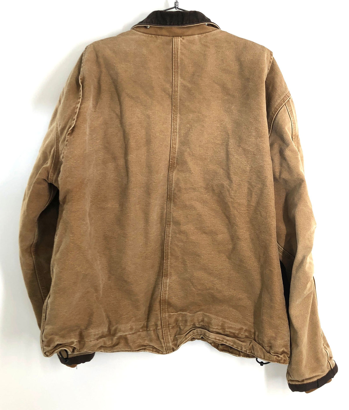 Carhartt Men's Brown Sandstone Detroit Jacket Corduroy Quilt Lined XL