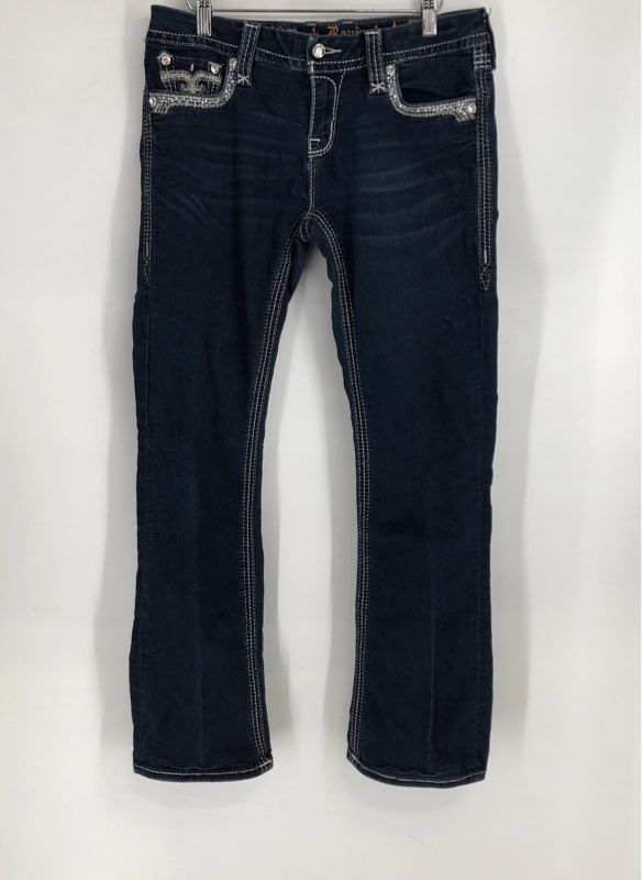 Rock Revival Women's Blue Amanda Denim Easy Bootcut Jeans - Size 29