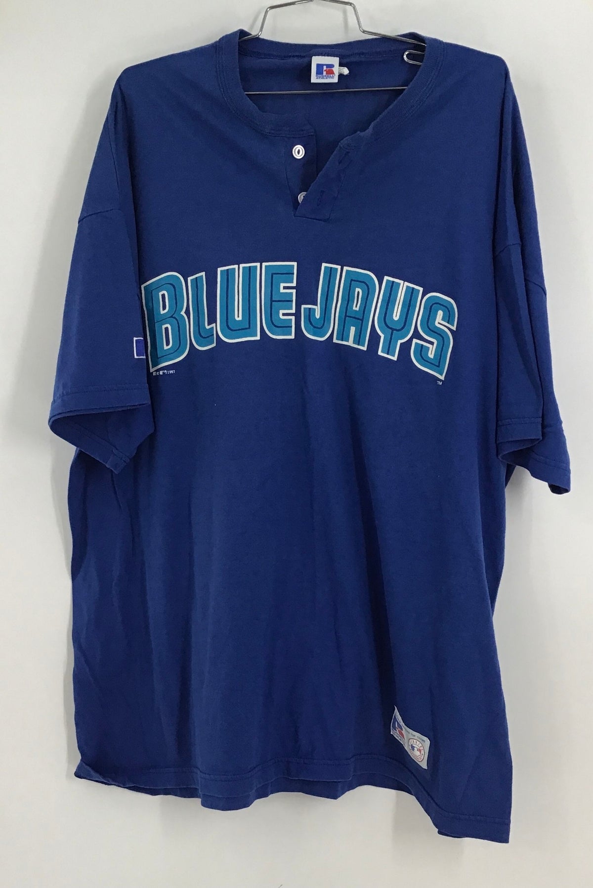 Russell Athletic Men&#39;s Blue Toronto Blue Jays Baseball MLB T-Shirt - Size XXL