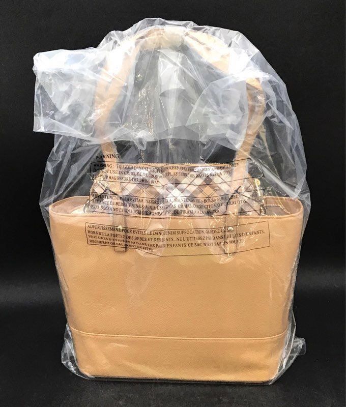 NWT Nanette Lepore Camel Tote Purse With Crossbody Bag