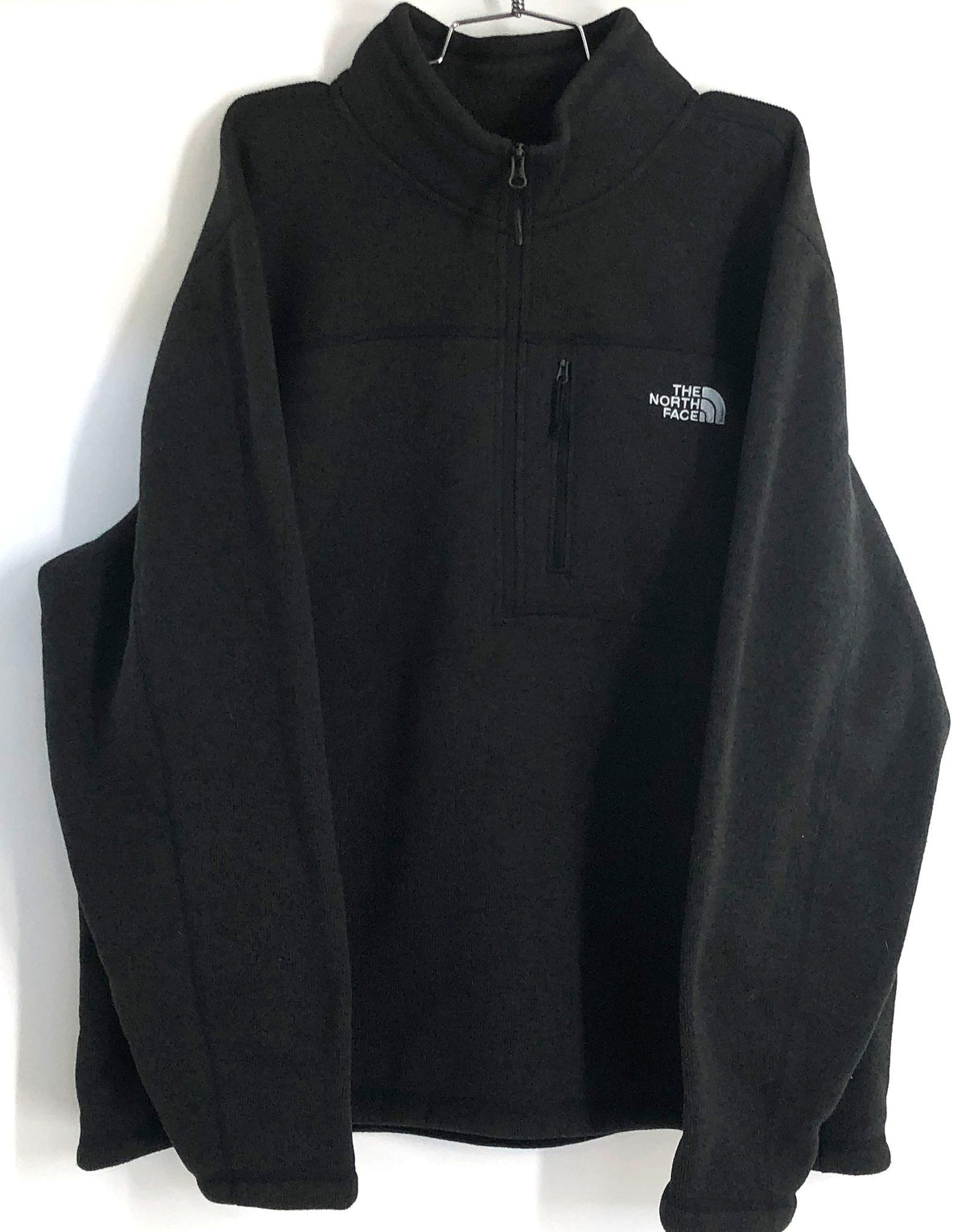 The North Face Men's Gordon Lyons 1/4 Zip Fleece Jacket Black Sz XXL