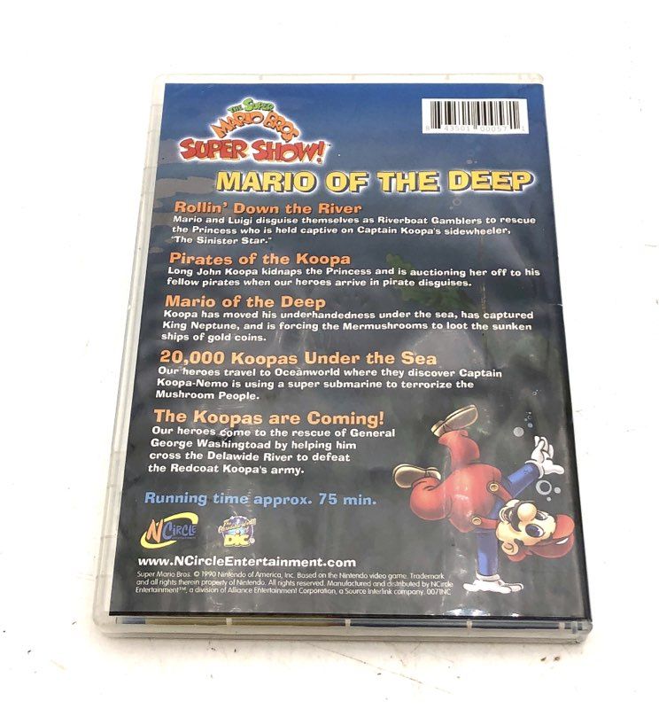 The Super Mario Bros. Super Show! 4 DVD Lot Mario of the Deep Spellbound Retro