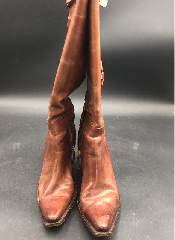 Carolina Herrera Women's Brown Western Boots - Size 9B