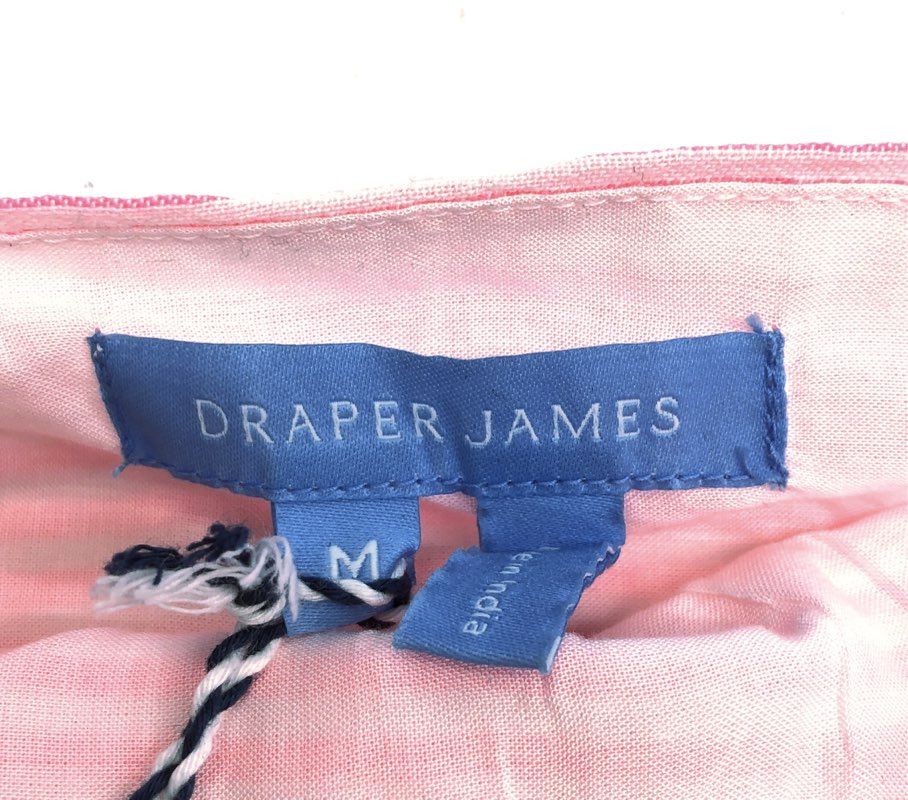 Draper James Women's Carrie Midi Dress Pink Seersucker Ruffle Sz M NWT