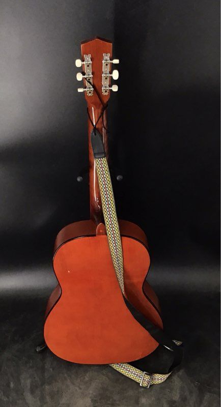 Unbranded Concert Acoustic Guitar 6-String Sunburst Finish Student Model