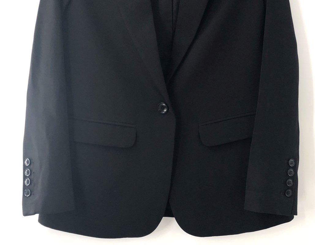 Vince Camuto Women's One-Button Blazer Jacket Black NWT Sz XS