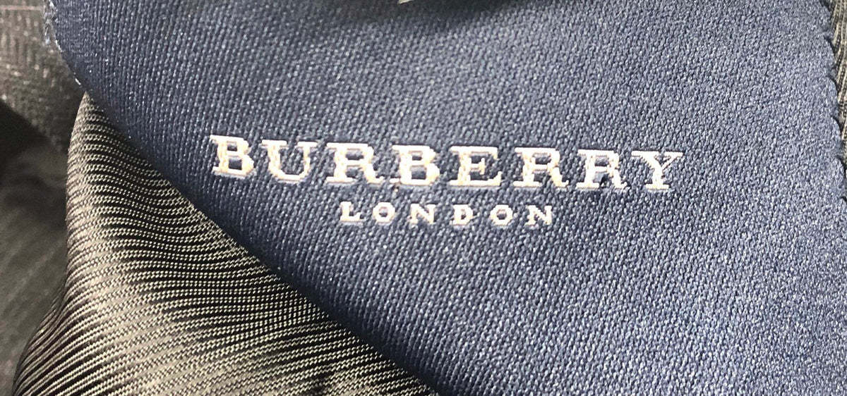 Burberry London Men's Vintage 90s Wool Blazer Black Size 44L