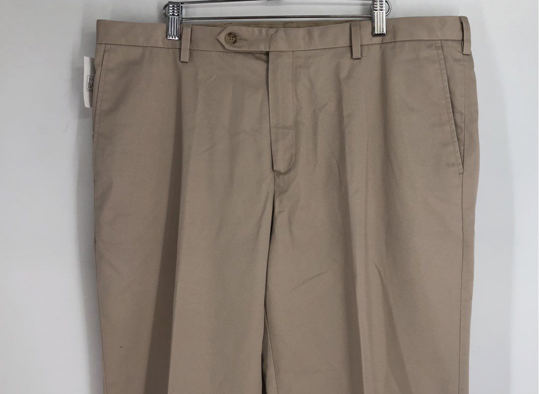 NWT Jos. A. Bank Men's Beige Cotton Dress Pants - Size 38Wx30L