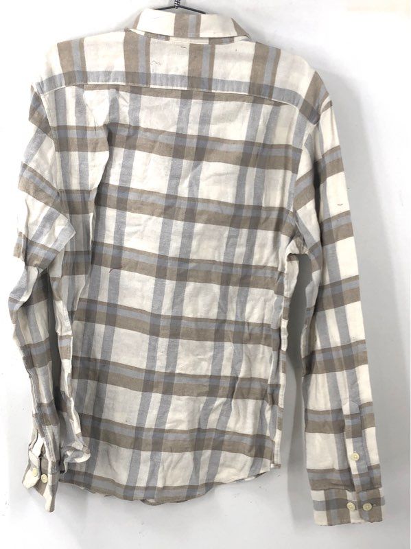 NWT Nautica Men's Multicolor Plaid Classic Fit Button-Up Shirt - Size L