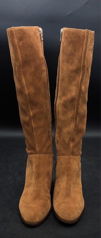 Antonio Melani Women's Brown Leather Riding Boots - Size 6.5M