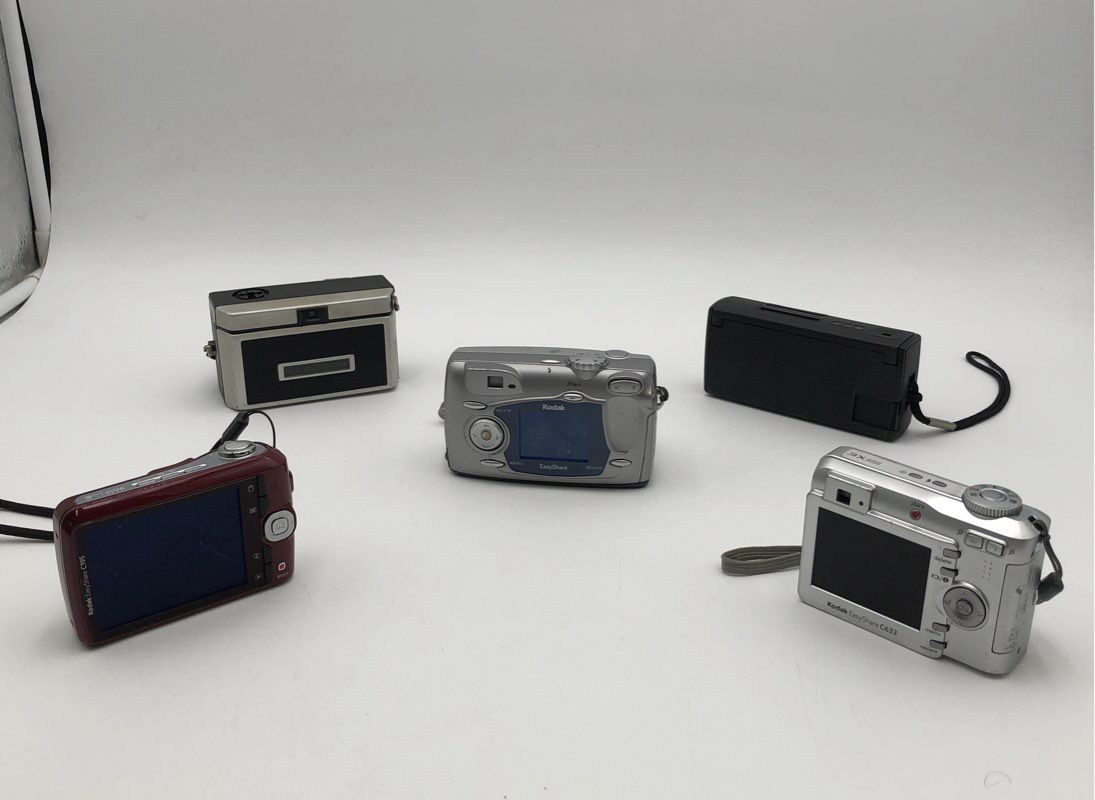 Kodak Digital & Vintage Film 5 Piece Camera Lot EasyShare Instamatic