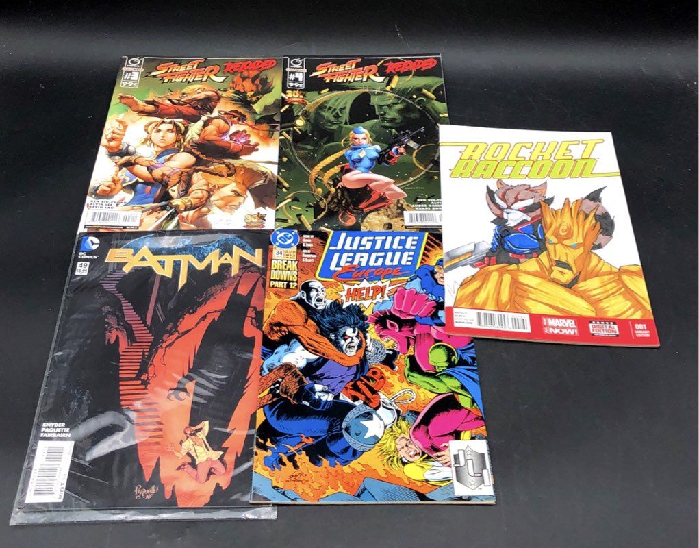 Batman Spider-Man Walking Dead 20+ Comic Book Lot Marvel DC Image Mixed Era