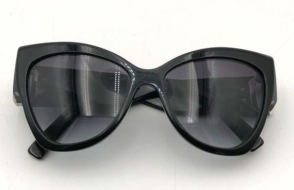 Marc Jacobs Women's Black Cat Eye Sunglasses Gradient Lenses MARC 109/S COA