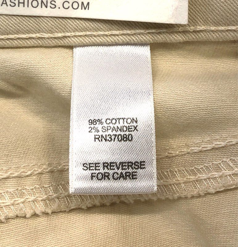 Cato Women's Tan Distressed Ripped Boyfriend Jeans Size 8 NWT
