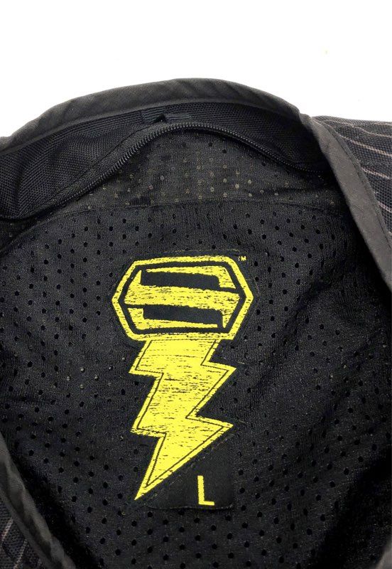 Shift Racing Men's Black Mesh Trifecta Motorcycle Jacket Padded Armored Sz L